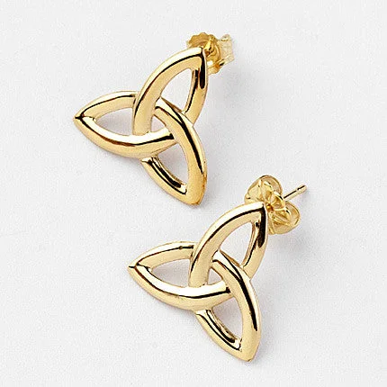 adjustable infinity charm bracelet Trinity Knot 'Ardfert' Stud Earrings - Large