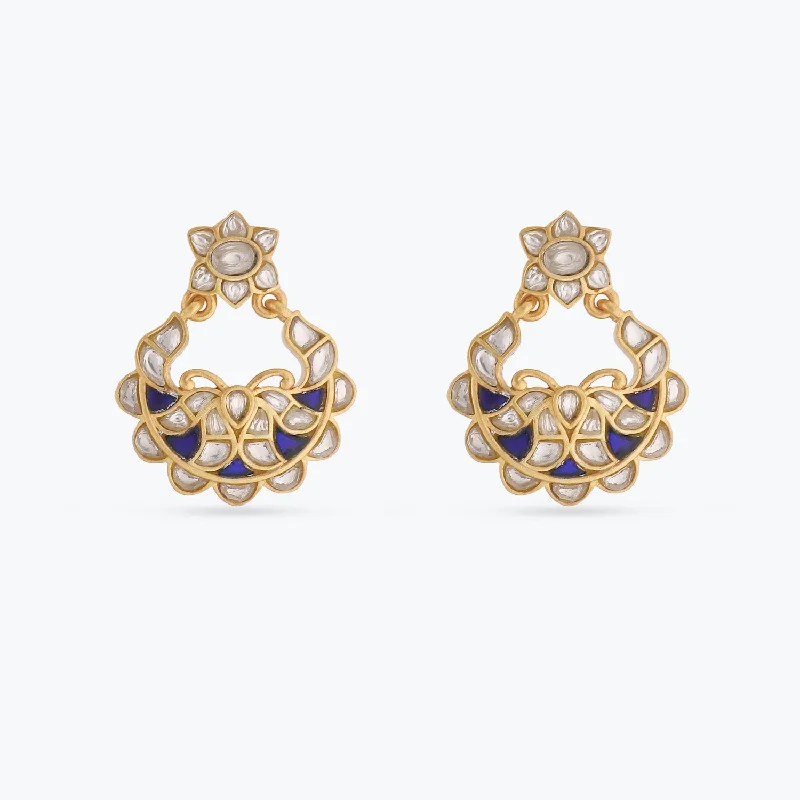 celestial moonstone ring gold Ayla Gold Plated Silver Stud Earrings