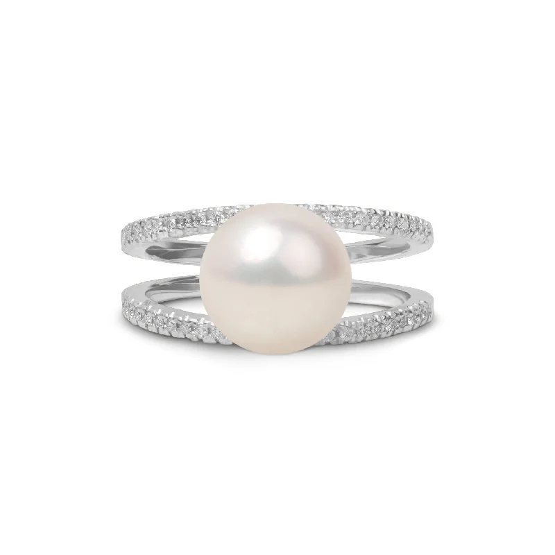handcrafted silver cross pendant Bridge Collection 9.0-10.0 mm Freshadama Pearl and Diamond Ring handcrafted silver cross pendant Bridge Collection 9.0-10.0 mm Freshadama Pearl and Diamond Ring