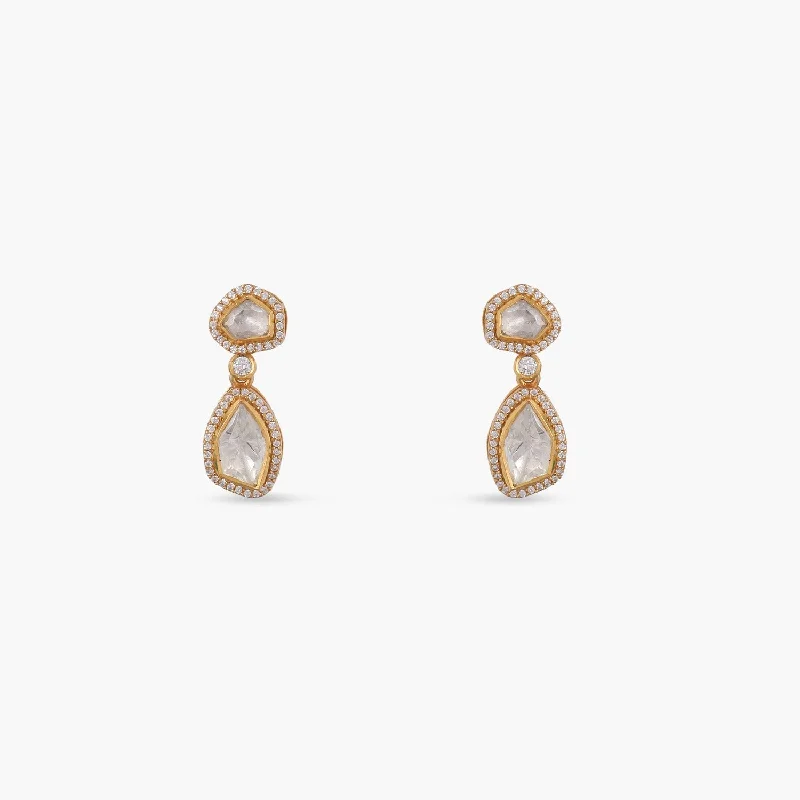 real opal ring for women Brilliance Duet Moissanite Silver Drop Earrings