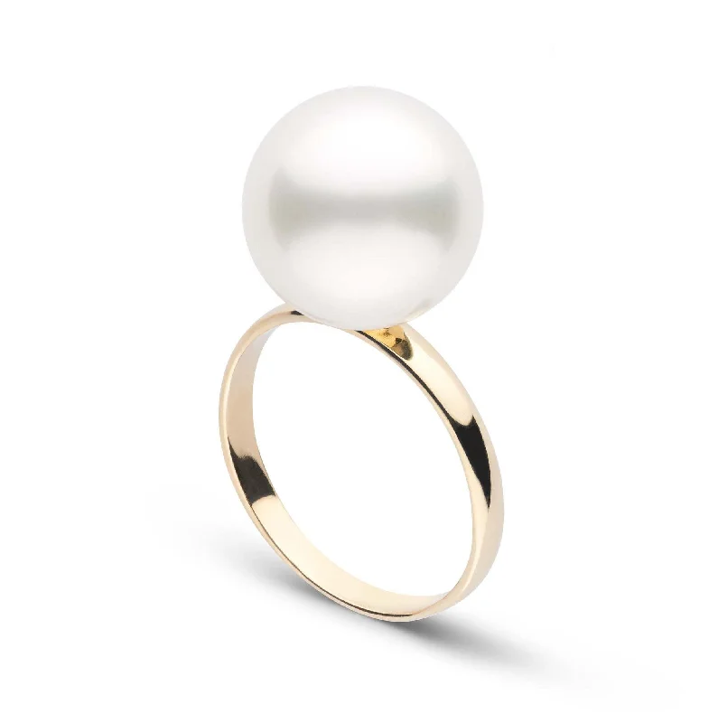 bold statement cuff bracelet Classic Collection 12.0-13.0 mm White South Sea Pearl Ring bold statement cuff bracelet Classic Collection 12.0-13.0 mm White South Sea Pearl Ring