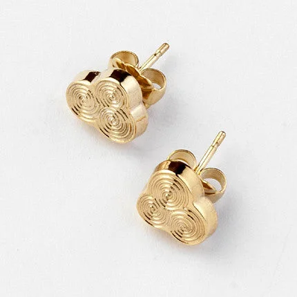 vintage-inspired gold locket Dainann Earrings