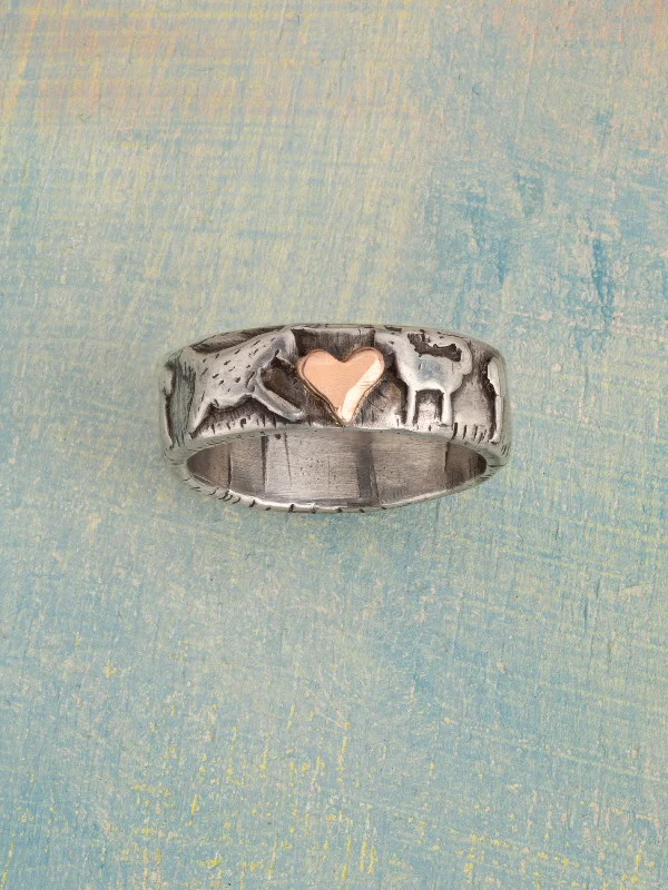 Dog and Cat Friends Ring