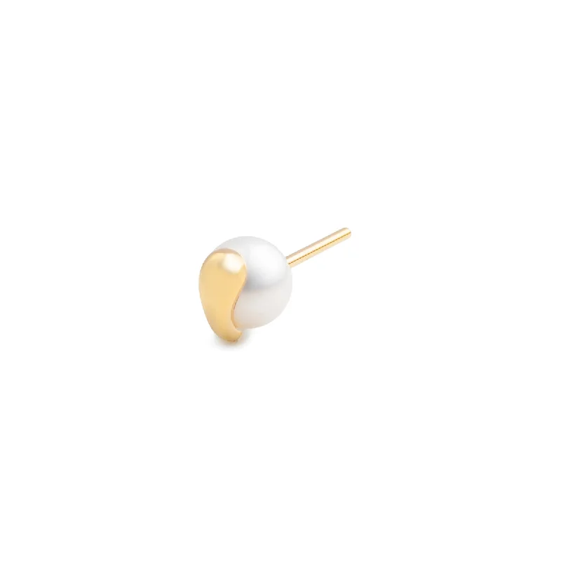 "Drosera"  Akoya Pearl Earring