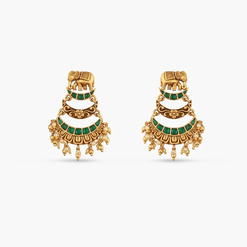 celestial sun and moon earrings Elephant Three Layer Antique Silver Chandbali Earrings celestial sun and moon earrings Elephant Three Layer Antique Silver Chandbali Earrings