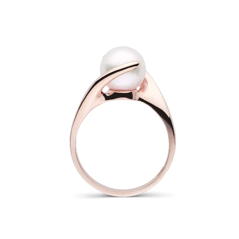 butterfly pendant necklace delicate Embrace Collection Akoya Pearl Ring