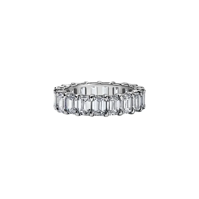 Emerald Cut Eternity Band 5.22ct