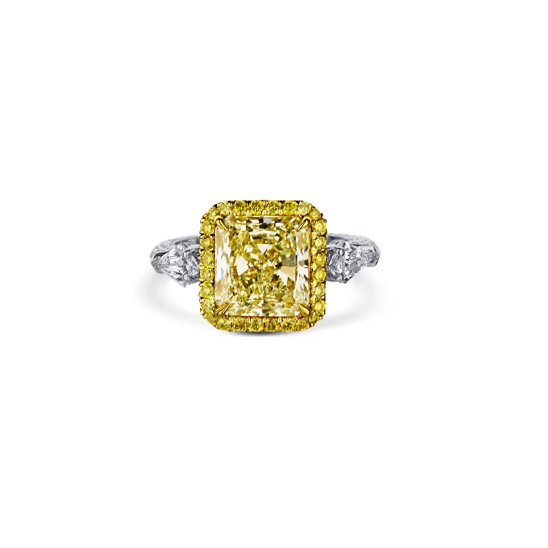 minimalist stacking rings set Fancy Light Yellow Radiant Diamond Halo Platinum Engagement Ring With Accent Kite-Cuts minimalist stacking rings set Fancy Light Yellow Radiant Diamond Halo Platinum Engagement Ring With Accent Kite-Cuts