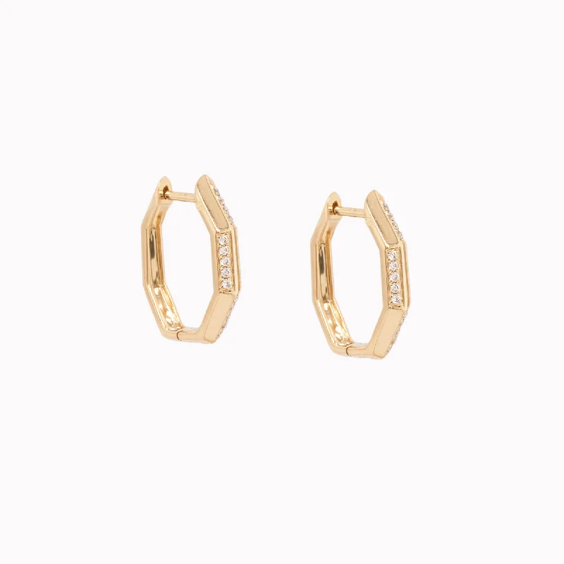 Geometric Diamond Hoops