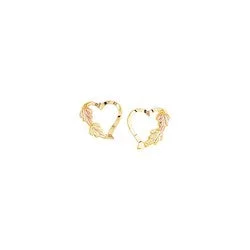 Gold Heart Earrings