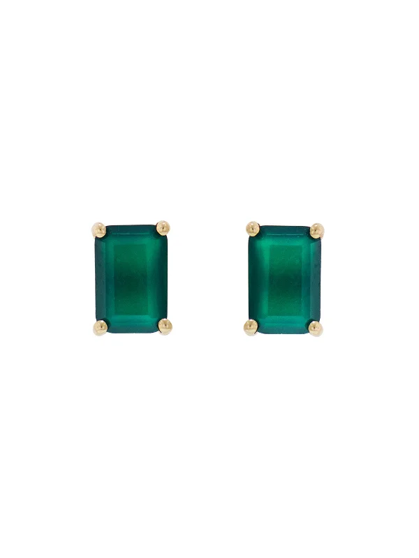 sterling silver infinity loop ring Green Onyx Emerald Cut Yellow Gold Stud Earrings sterling silver infinity loop ring Green Onyx Emerald Cut Yellow Gold Stud Earrings