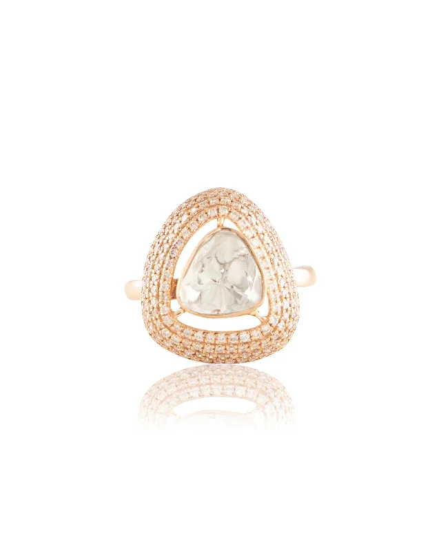 unique blue topaz ring Jennifer Polki And Diamond Ring
