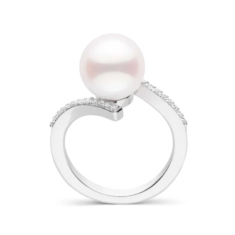 cubic zirconia stud earrings classic Karma Collection Freshadama Pearl Ring