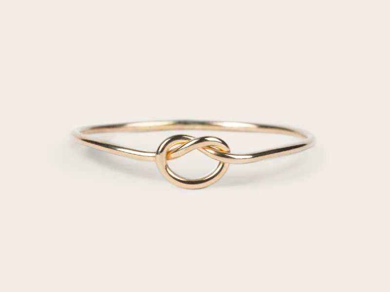 chunky chain necklace trendy Knot Ring