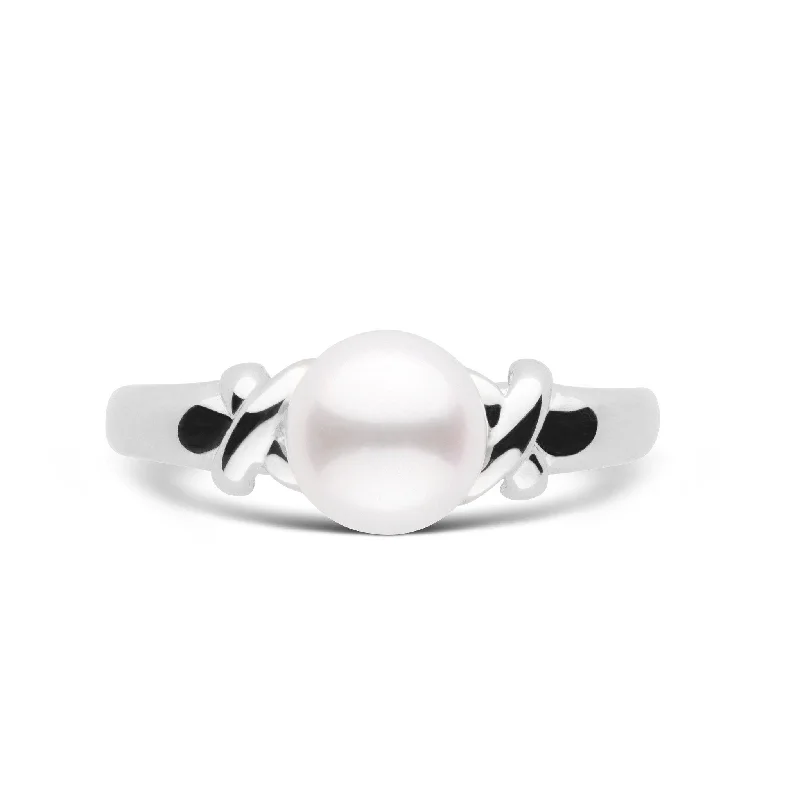 gothic claw ring men’s silver Love Collection Akoya Pearl Ring