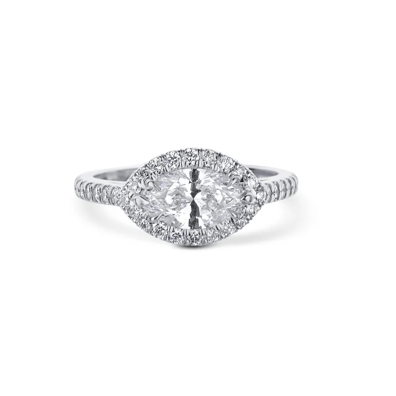 thin silver chain necklace Marvelous Marquise Diamond Engagement Ring