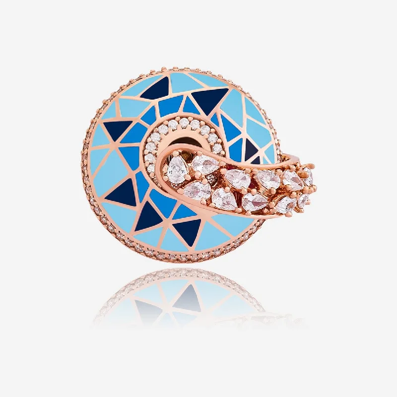 Meenakari Zircon Finger Ring 169784