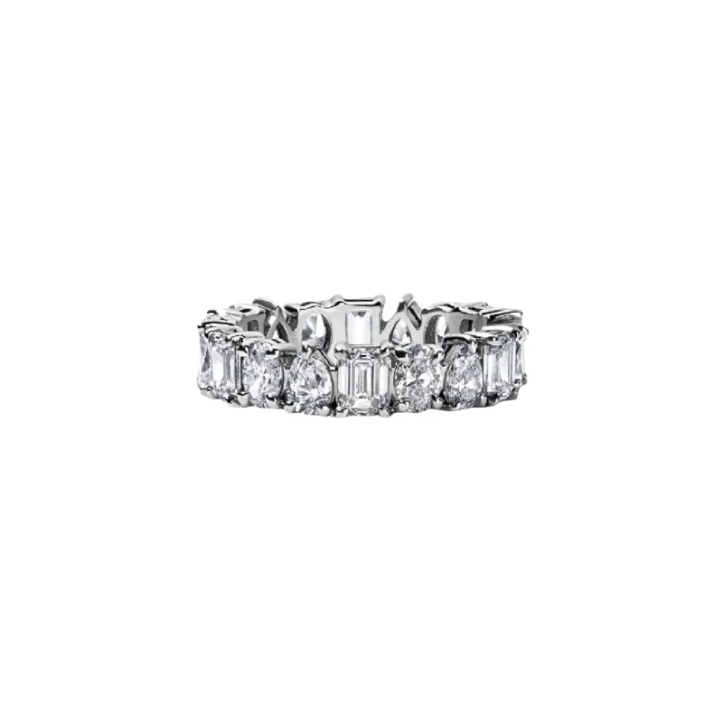 Mixed Shaped Eternity Band 4.07ct