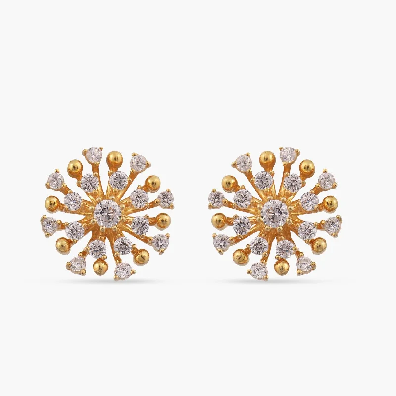elegant marquise diamond ring Nakshatra Silver CZ Stud Earrings