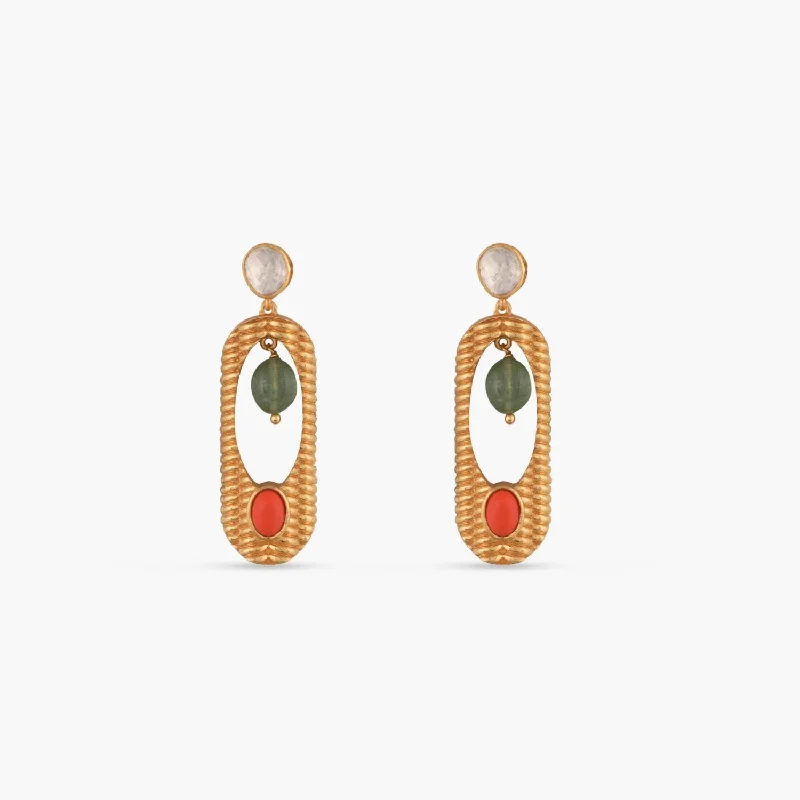 rose gold cartilage barbell Oceanic Weavers Twine Textured Silver Drop Earrings