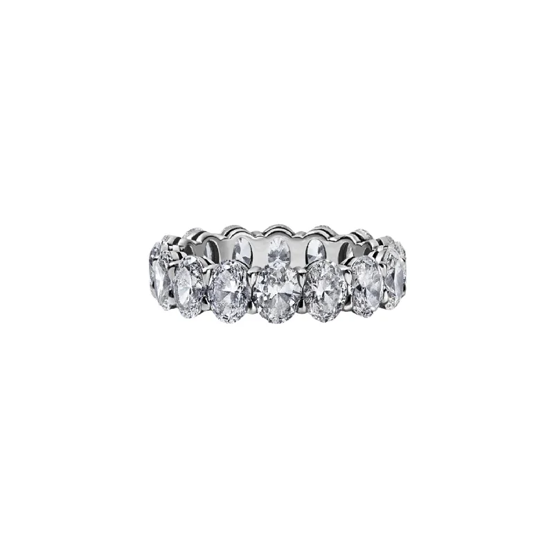 Oval Cut Eternity Band 5.06ct