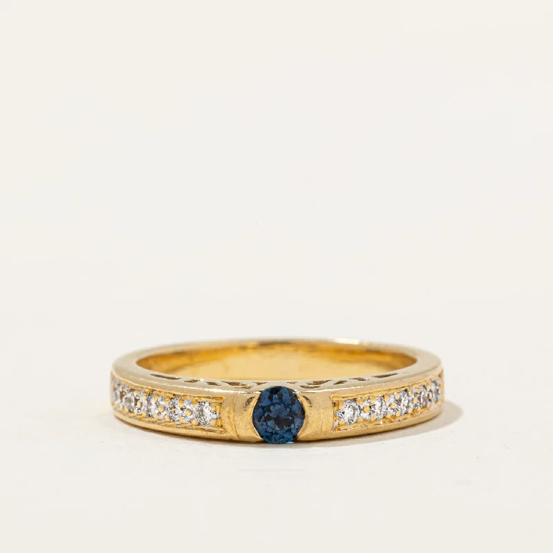 butterfly charm bracelet delicate Diamond & Sapphire Ring | 0.22ctw, 0.18ct | SZ 7.75 | butterfly charm bracelet delicate Diamond & Sapphire Ring | 0.22ctw, 0.18ct | SZ 7.75 |