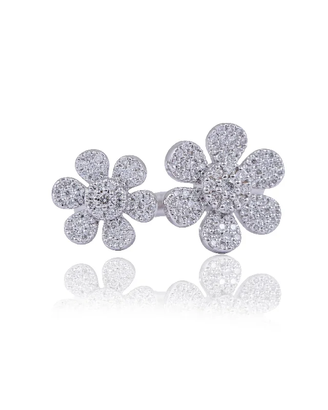 silver rope chain men Diamond Ring