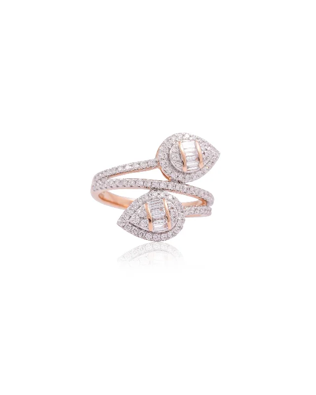 celestial sunburst ring gold Diamond Ring