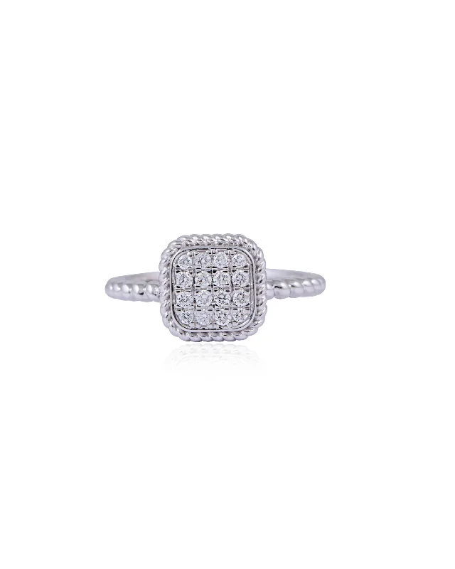 sterling silver toe ring set Diamond Ring