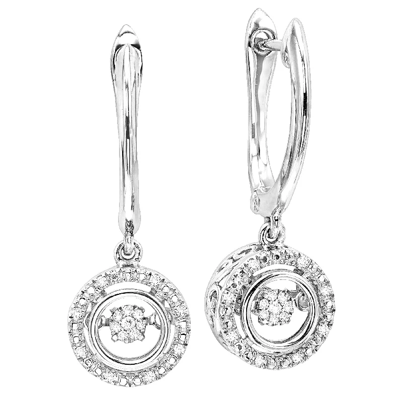 vintage art deco bracelet Sterling Silver and Diamond Rhythm of Love Halo-Style Dangle Earrings vintage art deco bracelet Sterling Silver and Diamond Rhythm of Love Halo-Style Dangle Earrings