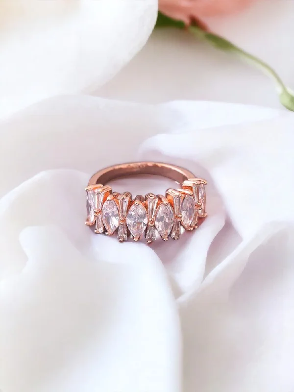 Rose Gold Doris Zirconia Ring