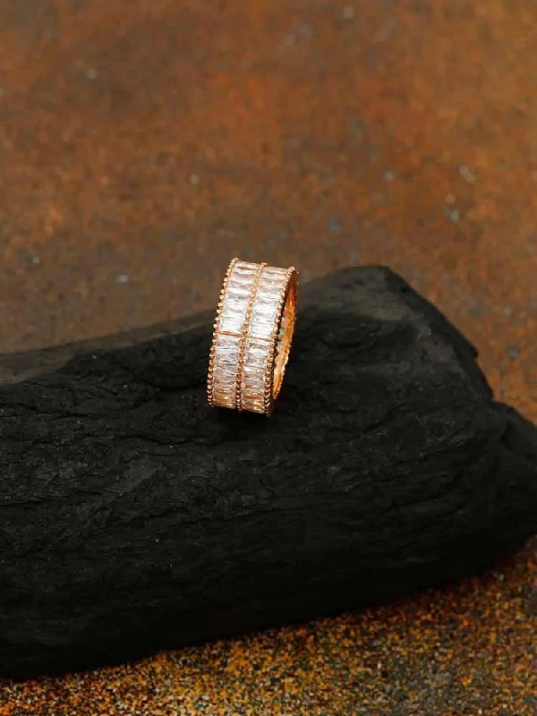 Rose Gold Kinsley Zirconia Ring