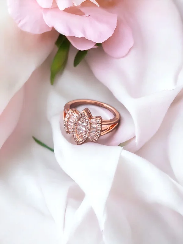 Rose Gold Susen Zirconia Ring