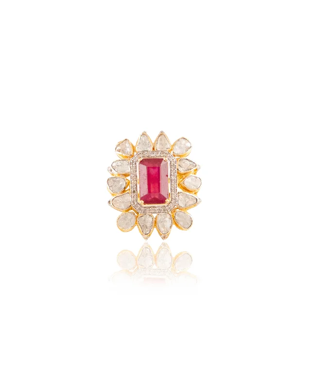 white opal engagement ring Saumya Polki And Diamond Ring