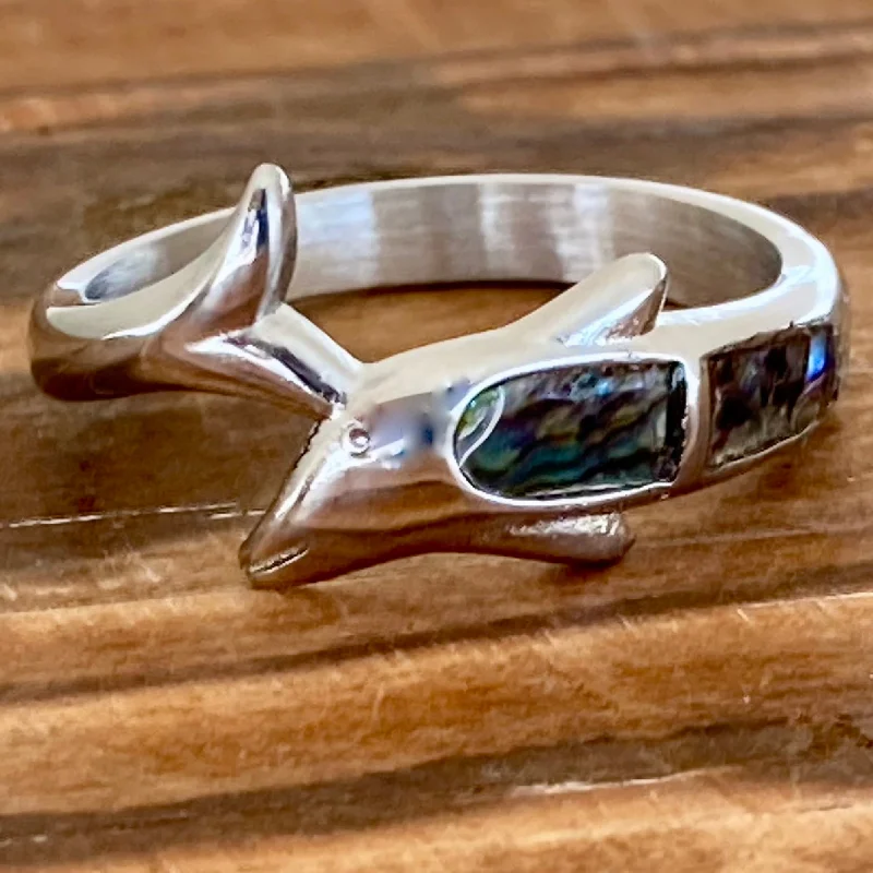 14k gold nose ring hoop Sea Shell Dolphin Ring - R170