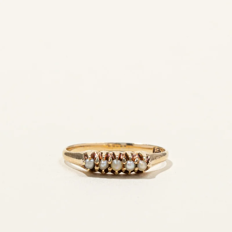 Seed Pearl Ring | SZ 6.5 |