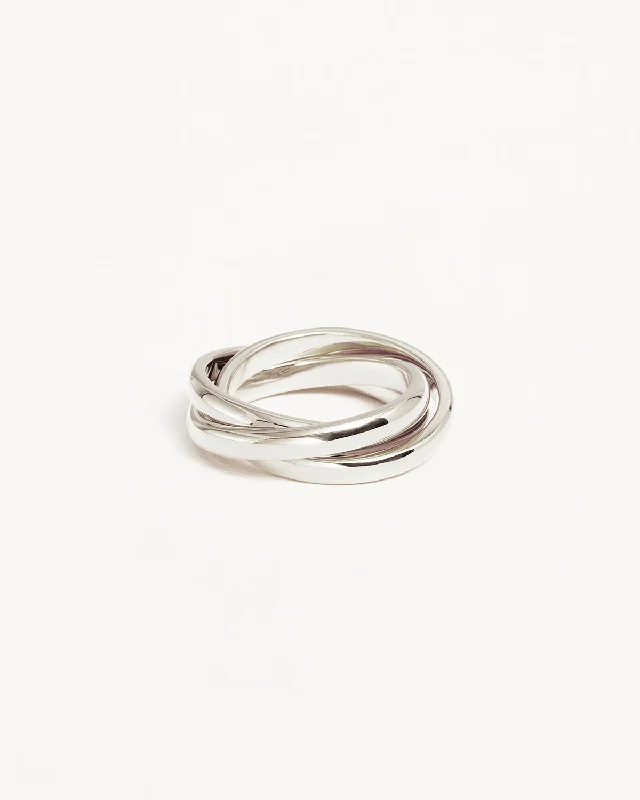 Sterling Silver Now and Forever Ring