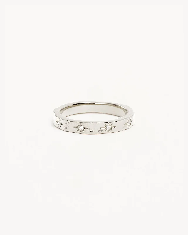 Sterling Silver Stardust Ring