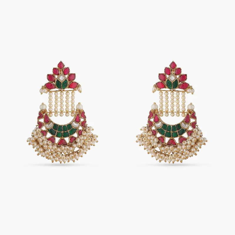 vintage citrine ring Striva Kempu Pearl Silver Earrings