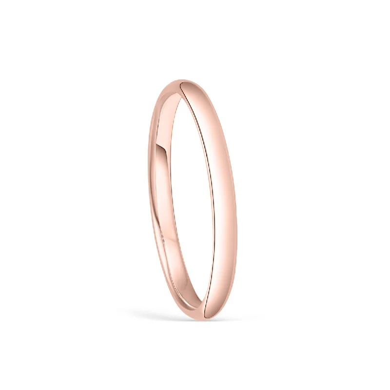 dainty ruby stacking rings The Always - Rose Gold