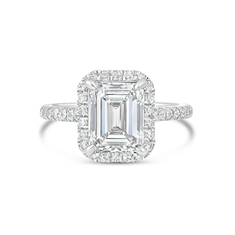 custom engraved wedding band The Blair
