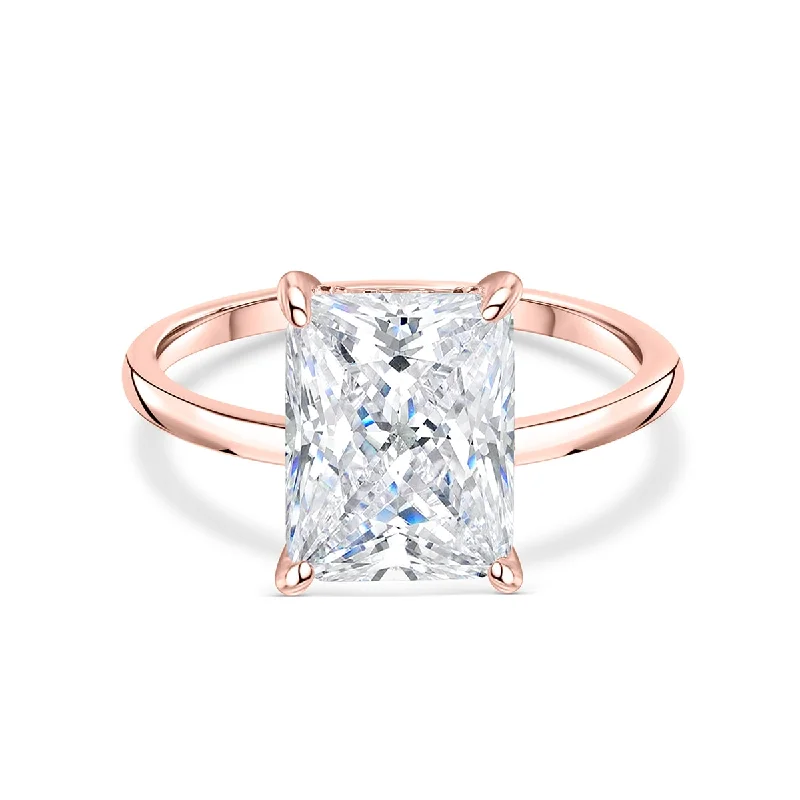 sterling silver arrow ring The Camille - Rose Gold
