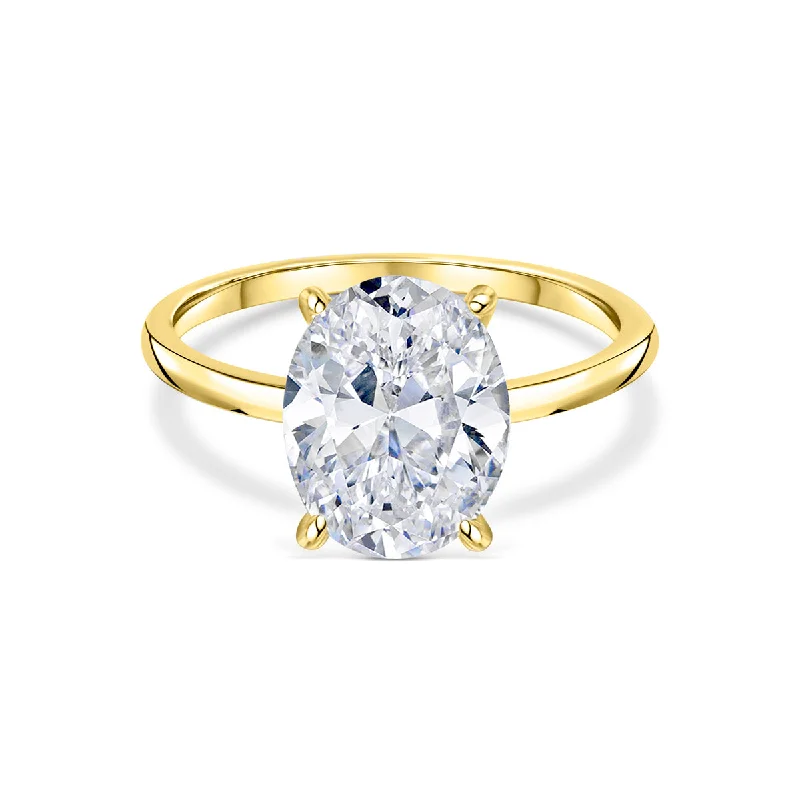 black diamond eternity band The Elena - Gold