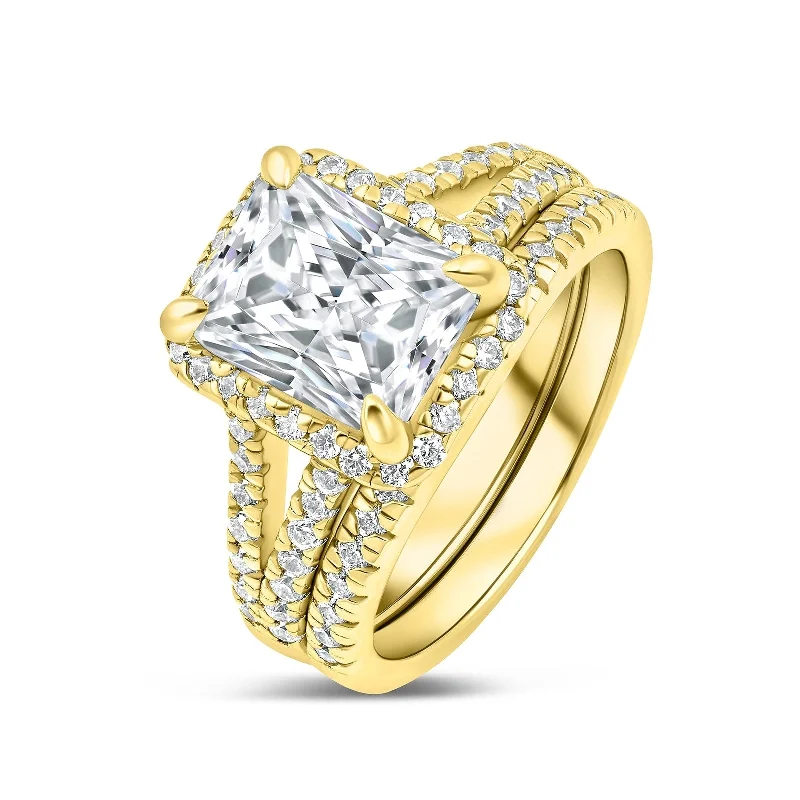 real opal engagement ring The Evelyn - Gold