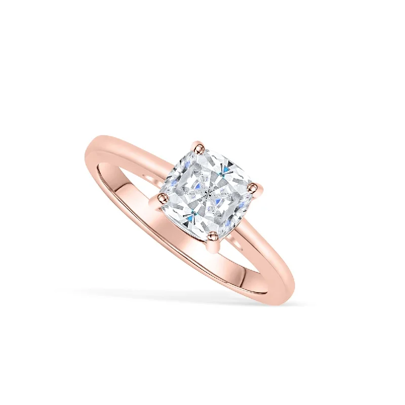 personalized ring with name The Layla - Rose Gold