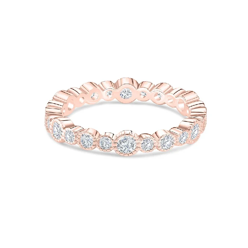 dainty gold anchor bracelet The Mia - Rose Gold
