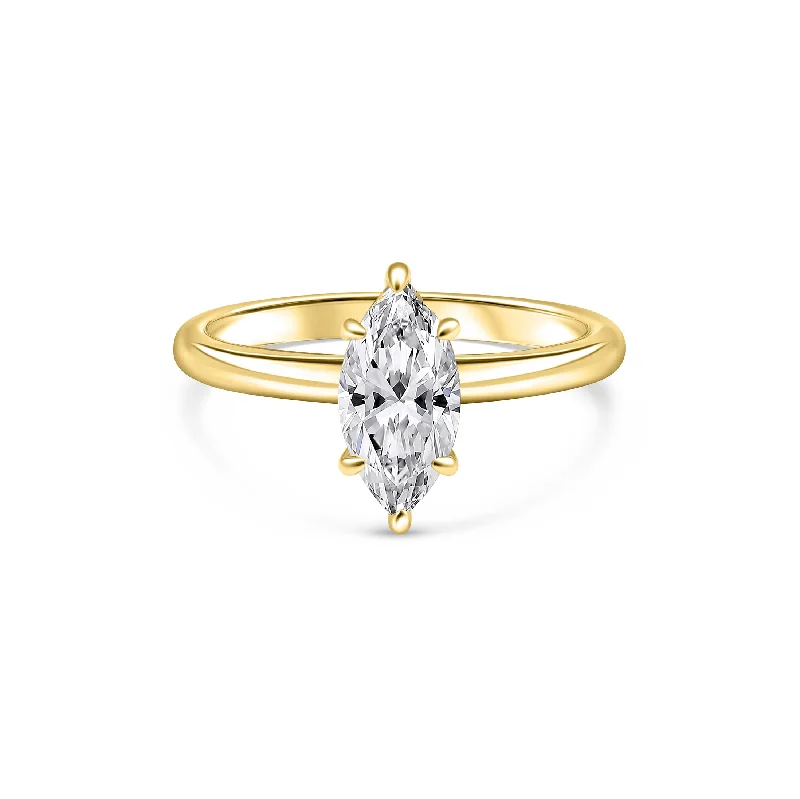 cubic zirconia eternity necklace The Sara - Gold