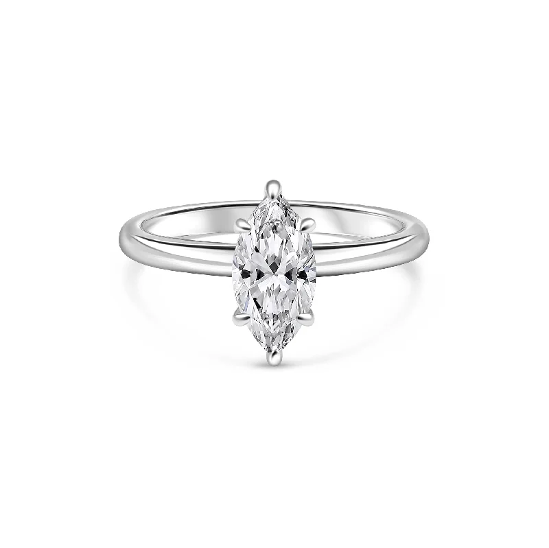 unique square diamond ring The Sara