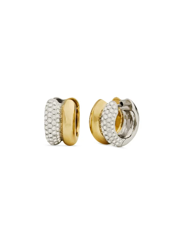 gothic bat ring sterling silver Thick Diamond Yellow & White Gold Huggie Hoop Earrings gothic bat ring sterling silver Thick Diamond Yellow & White Gold Huggie Hoop Earrings