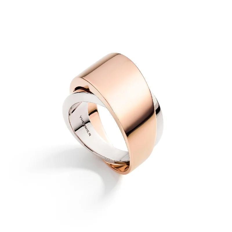 titanium spinner ring anxiety relief Tourbillon Midi Ring